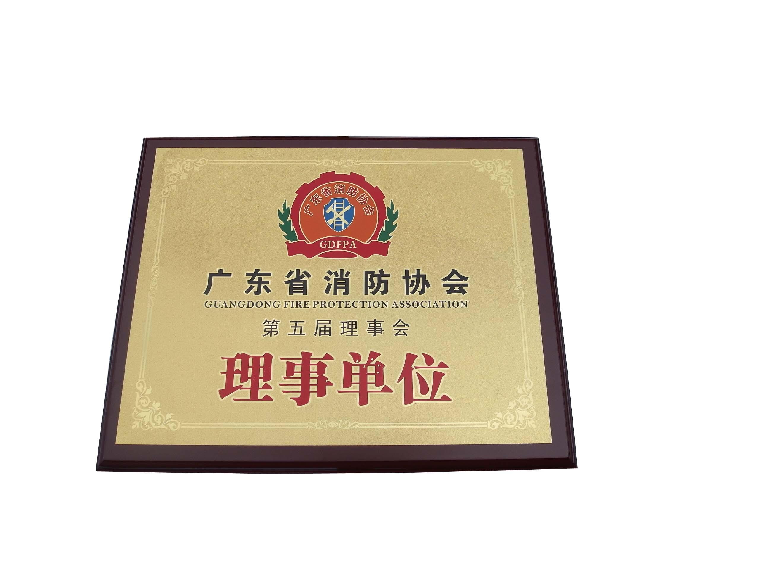 消防協(xié)會(huì )理事單位牌匾