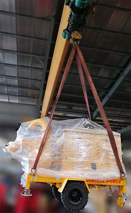 柴油機抽水泵車(chē)吊裝