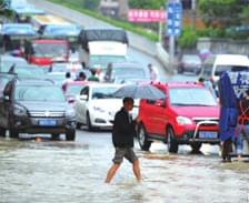 貴州北部普降暴雨 多地出現洪澇災害