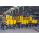 3臺大流量移動(dòng)泵車(chē)在四川某市水務(wù)集團的應用