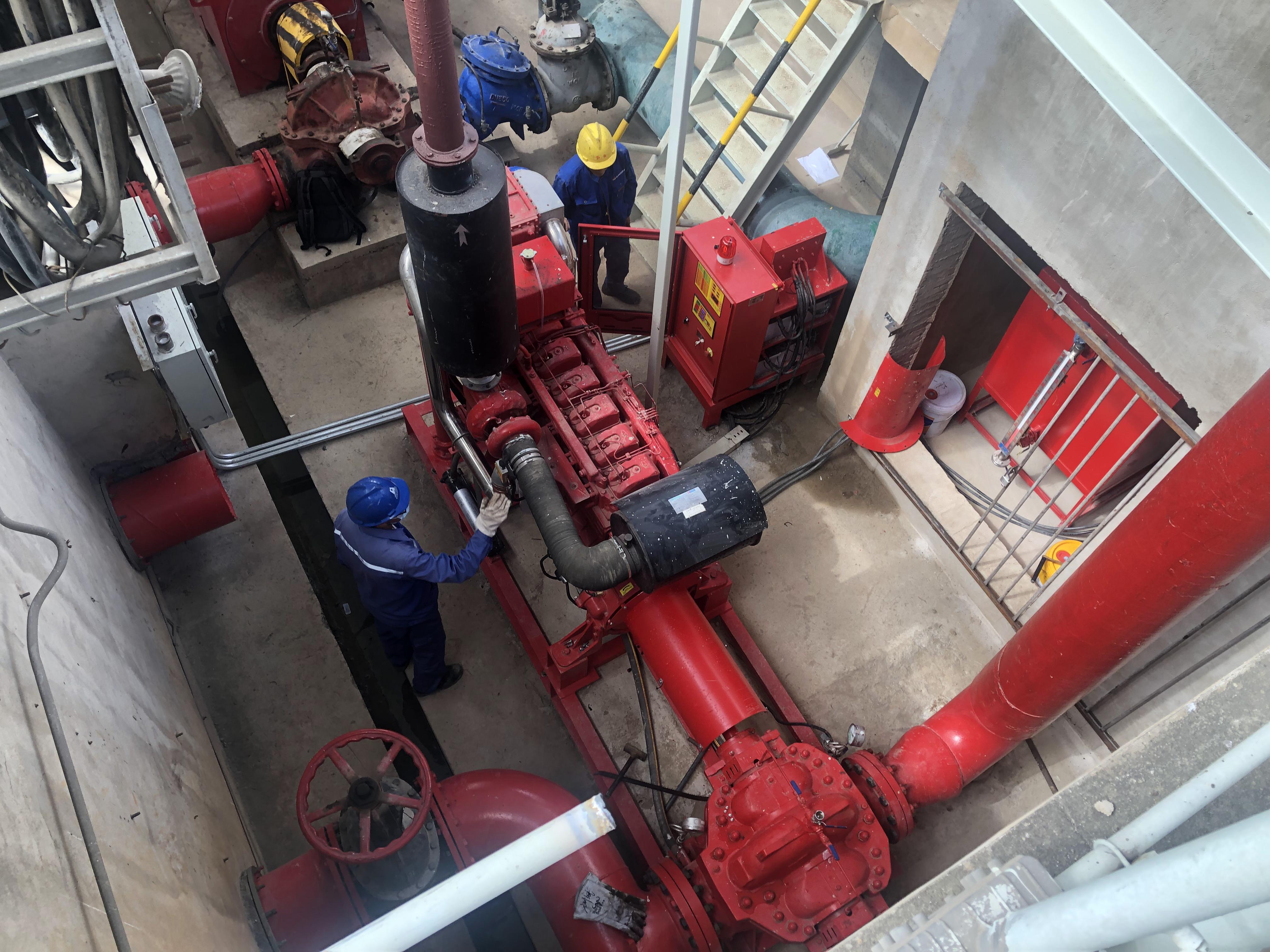 柴油機消防泵組在煤化工行業(yè)完成調試
