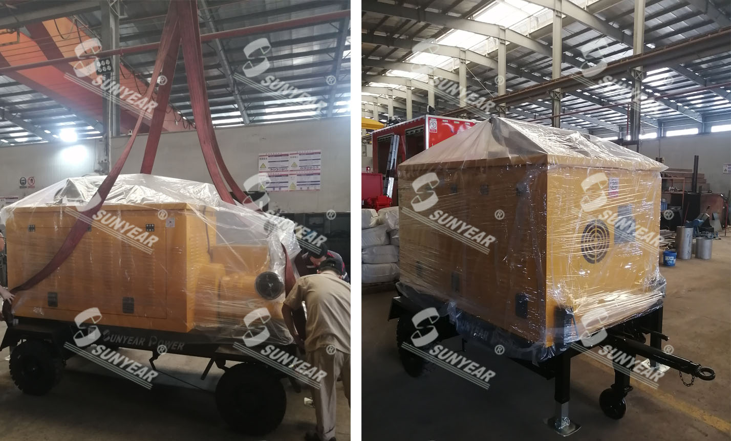 搶險救災專(zhuān)用柴油機移動(dòng)泵車(chē)順利發(fā)貨?。?！