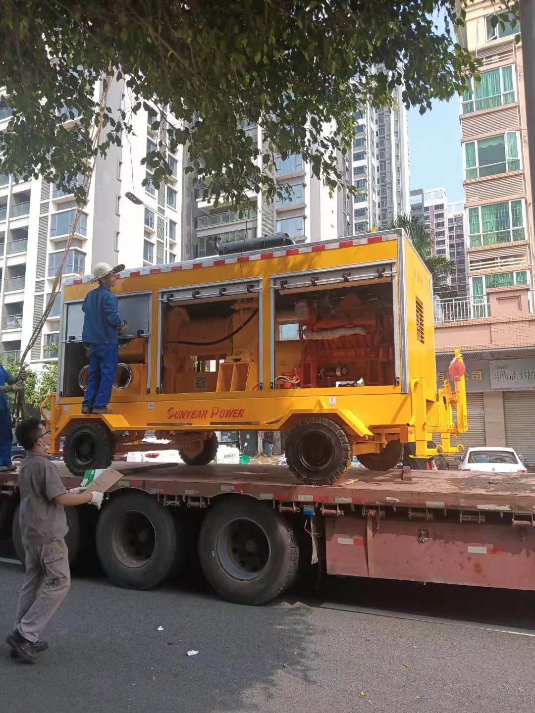 中山排水中心防汛應急排澇泵車(chē)項目竣工順利驗收